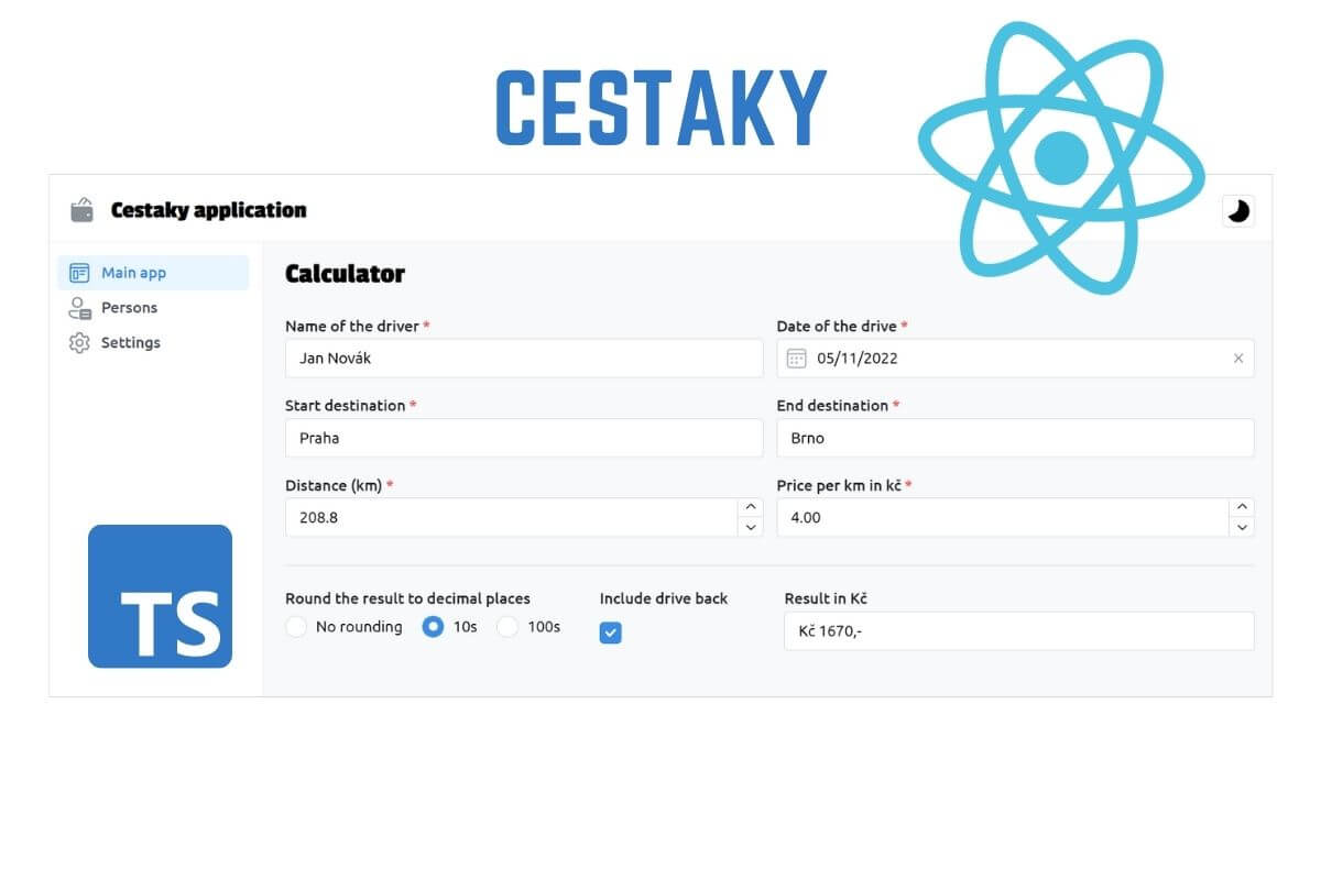 Cestaky app image